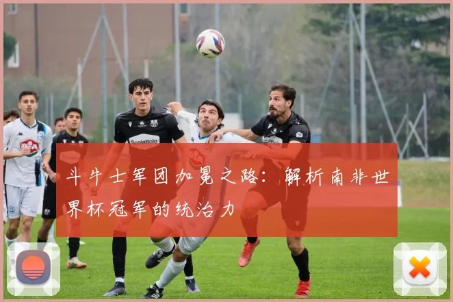 斗牛士军团加冕之路:解析南非世界杯冠军的统治力
