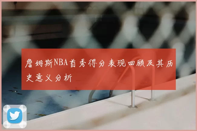 詹姆斯NBA首秀得分表现回顾及其历史意义分析